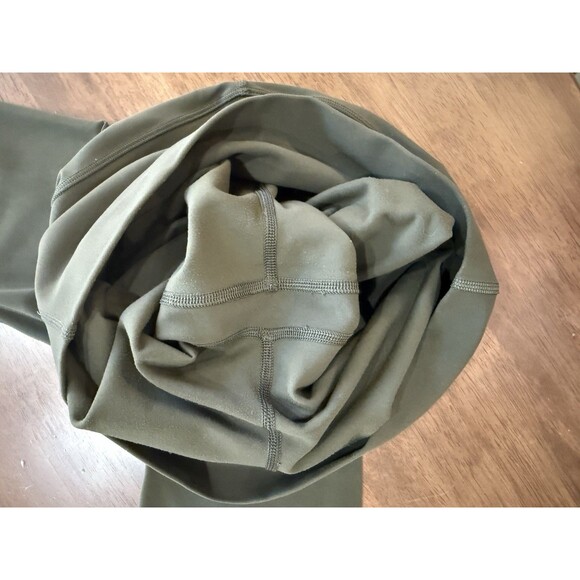Lululemon Align High-Rise 7/8 Leggings Dark Olive Nulu Size 10 23” Yoga Casual - Picture 5 of 8